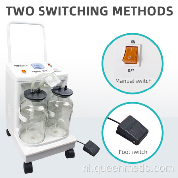 mobiele elektrische zuigmachine medische vacuüm aspirator
